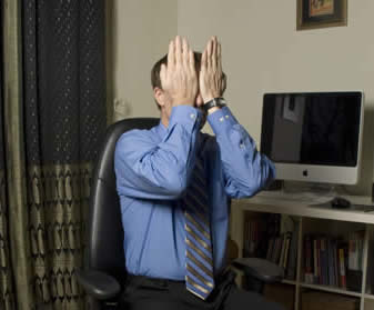 Hands on Eyes - Innergy Corporate Yoga Inc.
