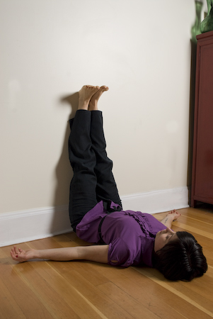 Legs Up the Wall - Innergy Corporate Yoga Inc.