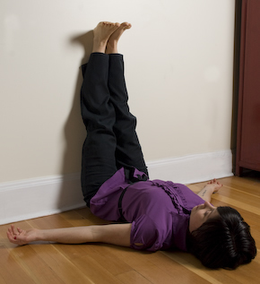 Legs up the Wall - Innergy Corporate Yoga Inc.