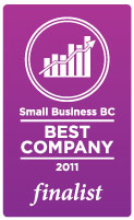 Small Business BC - Best Company 2011 Finalist