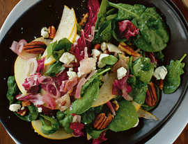 Wilted Spinach Salad - Innergy Corporate Yoga Inc.