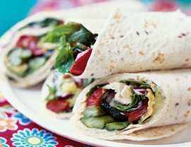 Grilled Vegetable Wrap - Innergy Corporate Yoga Inc.